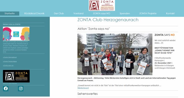 Dassler | Internet- und EDV-Dienstleistung  Herzogenaurach| Referenzen | Zonta Club Herzogenaurach